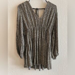 A New Day - Animal Print Long Sleeve Dress - Women’s size M